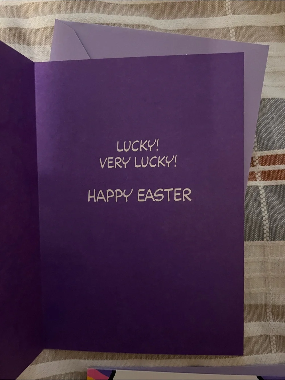 Hallmark Peanuts 4 Snoopy 3 Easter cards and one Get well soon
